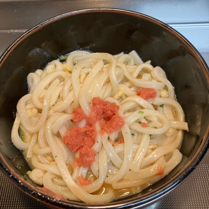 かま玉明太うどん^_^
